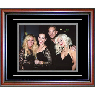 Ellie Goulding Katy Perry Calvin Harris and Rita Ora Unsigned Framed 8x10 Photo