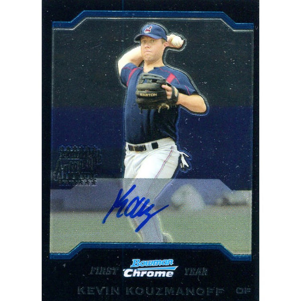 Kevin Kouzmanoff Autographed 2004 Bowman Chrome Card