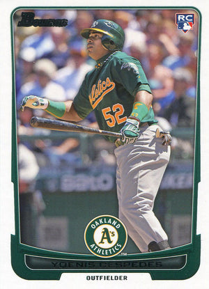 Yoenis Cespedes Unsigned 2012 Bowman Rookie Card