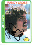 Randy Cross Autographed 1978 Topps Card