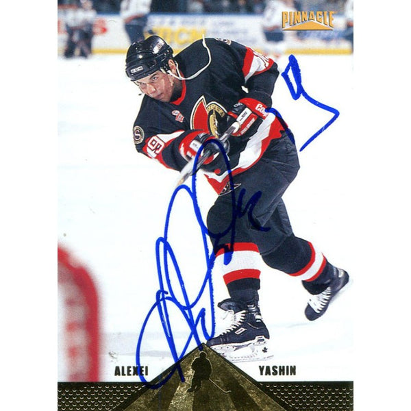 Alexei Yashin Autographed 1996 Pinnacle Card