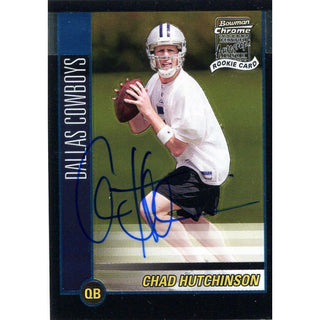 Chad Hutchinson Unsigned 2002 Bowman Chrome Card