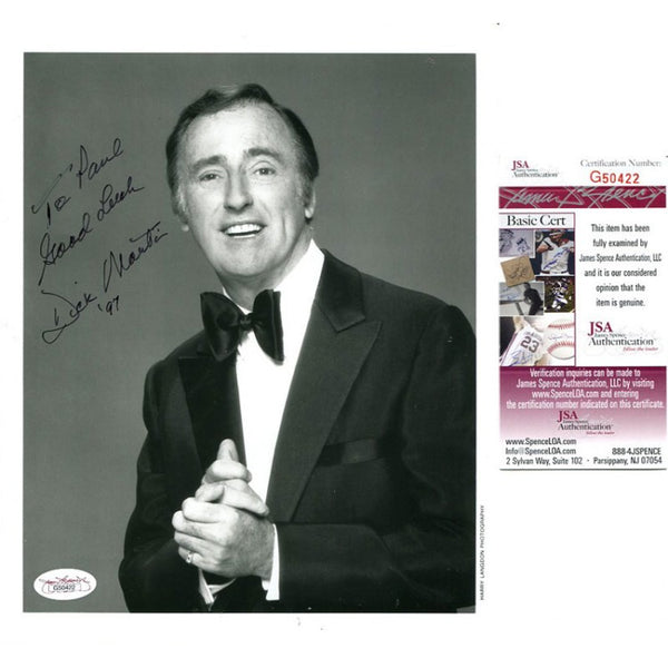 Dick Martin Autographed 8x10 Photo JSA