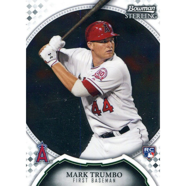 Mark Trumbo Unsigned 2011 Bowman Sterling Rookie Card