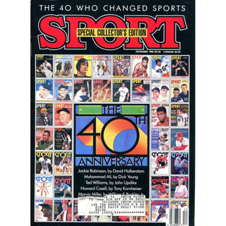 40th Anniversary Unsigned Sport Magazine - December 1986
