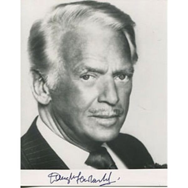 Douglas Fairbanks Jr Autographed/Signed 4x4 Photo